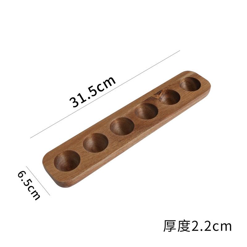 Simplicity Creative Solid Wood Storage Tray Home Egg Storage Lot Storage Rack Kitchen Холодильник Egg Storages Container