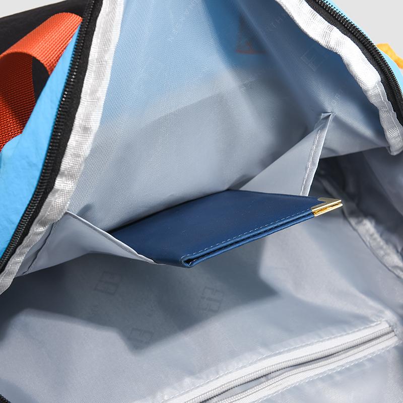 Легкий рюкзак женский, сумка через плечо с цветовыми блоками, многофункциональная сумка-кроссбоди для commuters