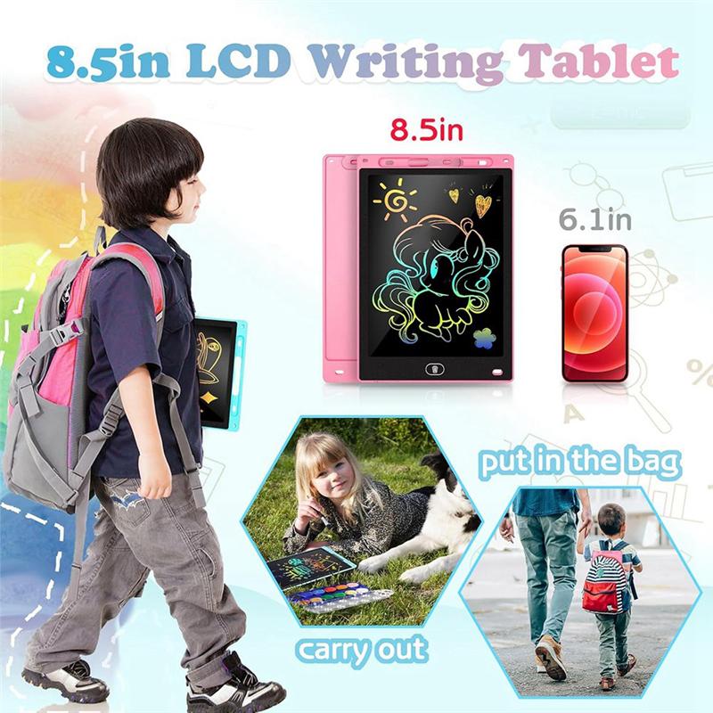 ABUL-2 Pack LCD Writing Tablet For Kids - Preschool Drawing Tablet Toys & Toddler Travel Essential Toys