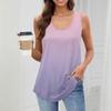 Женская майка для девочек, однотонный повседневный топ, топы на бретелях для женщин, свободные топы без рукавов, струящиеся