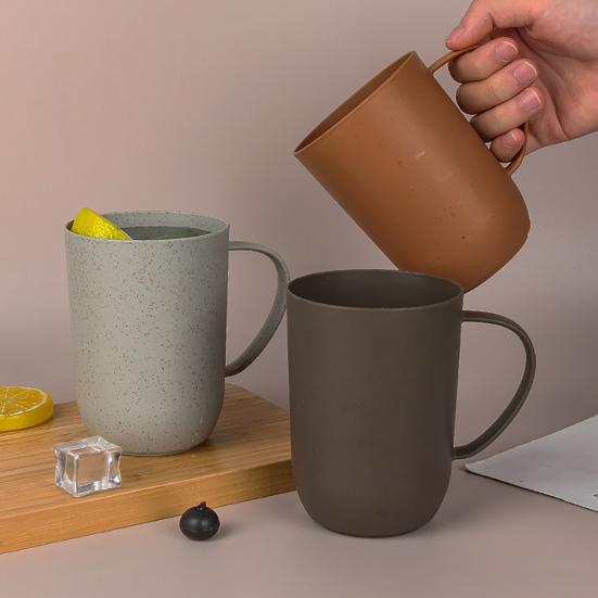 400 мл бутылка для воды большой емкости с защитой от падения с круглым ртом эргономичная ручка не чистый цвет