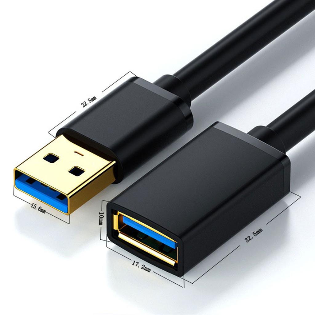 Fast Speed USB 3.0 Extension Cable A Male To A Female 5Gbps Data Transfer Cable for Mouse Keyboards and More