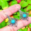 Ювелирные серьги из серебра 925 пробы с бирюзой Санта-Роза 1,97 дюйма a2A26