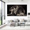 Large Size Black Lions Canvas Paintings On The Wall Animal Posters and Prints Wall Pictures for Living Room Cuadros Home Decor