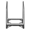 VEVOR RV Steps with Dual Handrails, 2 Steps, 300 kg Load Capacity, Heavy Duty Outdoor RV Stairs with Non-Slip Mat for Elderly/Pets