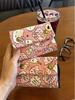 Korean-Style Hello Kitty Canvas Wallet & Key Holder: Cute Cartoon Design, Multifunctional Coin Purse & Card Holder.