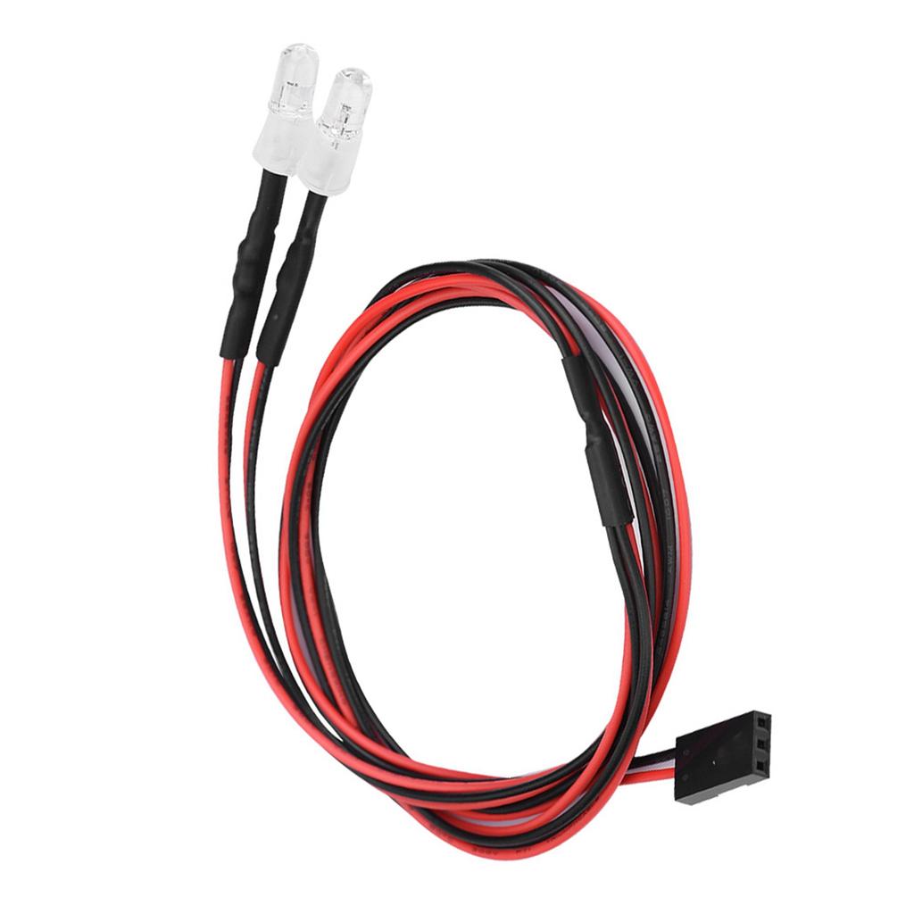 2 шт. 5 мм фары RC аксессуар светодиодные фонари для модели дрифт-кара 1/10 (9# Белый свет)