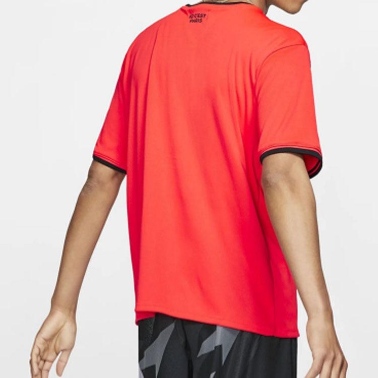 Мужская футболка Air Jordan PSG 'Оранжево-красная' BQ8359-612