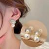 Imitation Pearl Autumn Winter Without Piercing Earrings Women's New Fashion Earrings