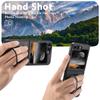 SUTENI G3 For Samsung Galaxy Z Flip5 5G Magnetic Case Waxy Texture Rotating Kickstand Leather Phone Back Cover