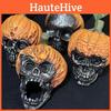Evil Pumpkin Skull Halloween Decoration Resin Craft For Outdoor Garden