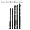 Eccentric Triangle Shape Drill Bits 5pcs Suitable for Multiple Materials