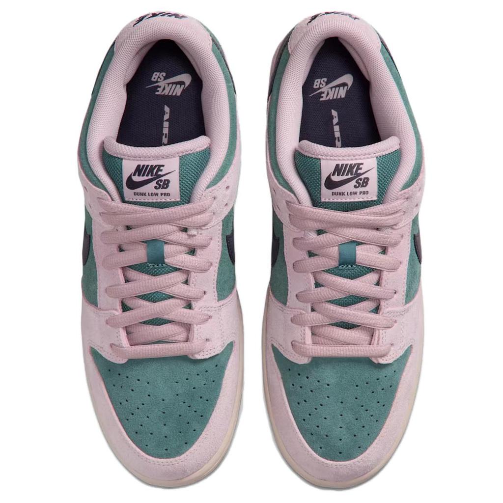 Nike Кроссовки Dunk Low SB Mineral Slate Унисекс Зеленый Темно-Изюмный Частицы-Роза HQ1625-300