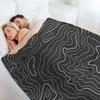Topography Throw Blanket warm winter Fashion Sofas Stuffeds Warm Blankets