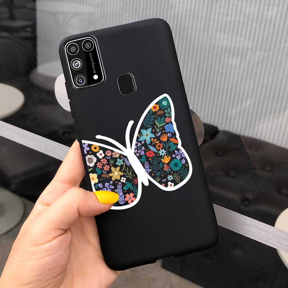 Для Samsung Galaxy M31 Чехол SM-M315F Милый Мультяшный Медведь Расписной Чехол для Телефона Для Samsung M31 M 31 GalaxyM31 Бампер Мягкий Funda