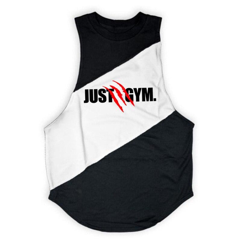 Muscleguys Мужские майки для фитнеса с принтом, спортивная майка без рукавов, футболка для бодибилдинга, хлопковая одежда для спортзала, мужские жилеты для тренировок