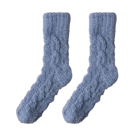 Women's Fuzzy Coral Fleece Slipper Socks Thick Cozy Soft Warm Home Floor Socks Winter Thermal Sleep Socks