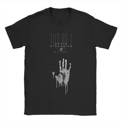 2025 Death Stranding 2 Новая Серия Футболки Мужские Хлопковые Футболки Круглый Вырез Игровые Футболки Короткий Рукав Одежда