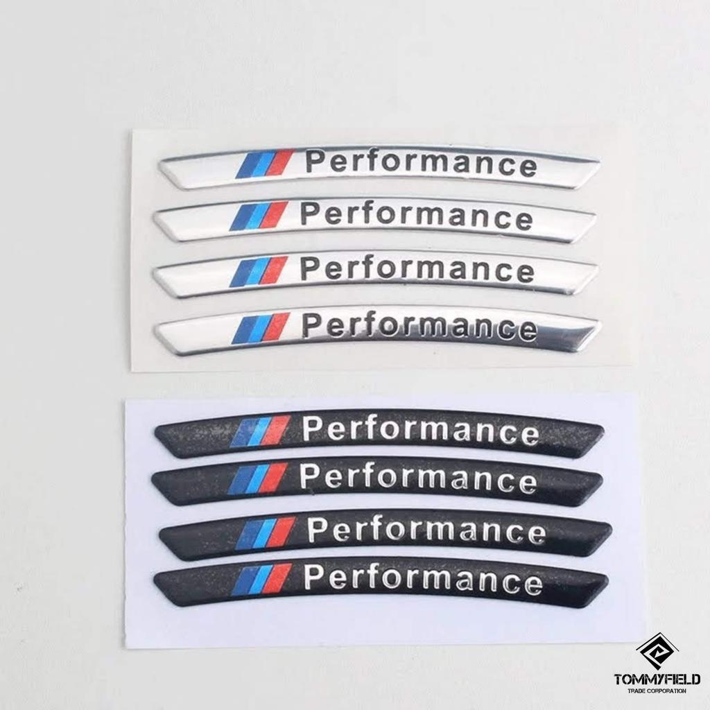 Наклейка на колесо TOMMYFIELD, наклейка на обод автомобиля, наклейка на велосипед, набор из 4 штук (черный)