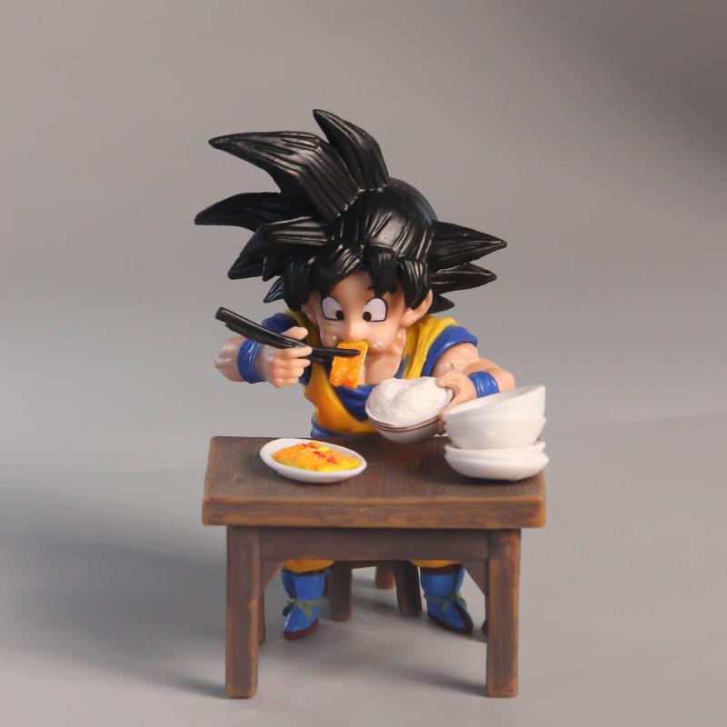 Vegeta Figure Son Goku Eating Pvc Action Figures Collection Model Toys For Children Christmas Gifts