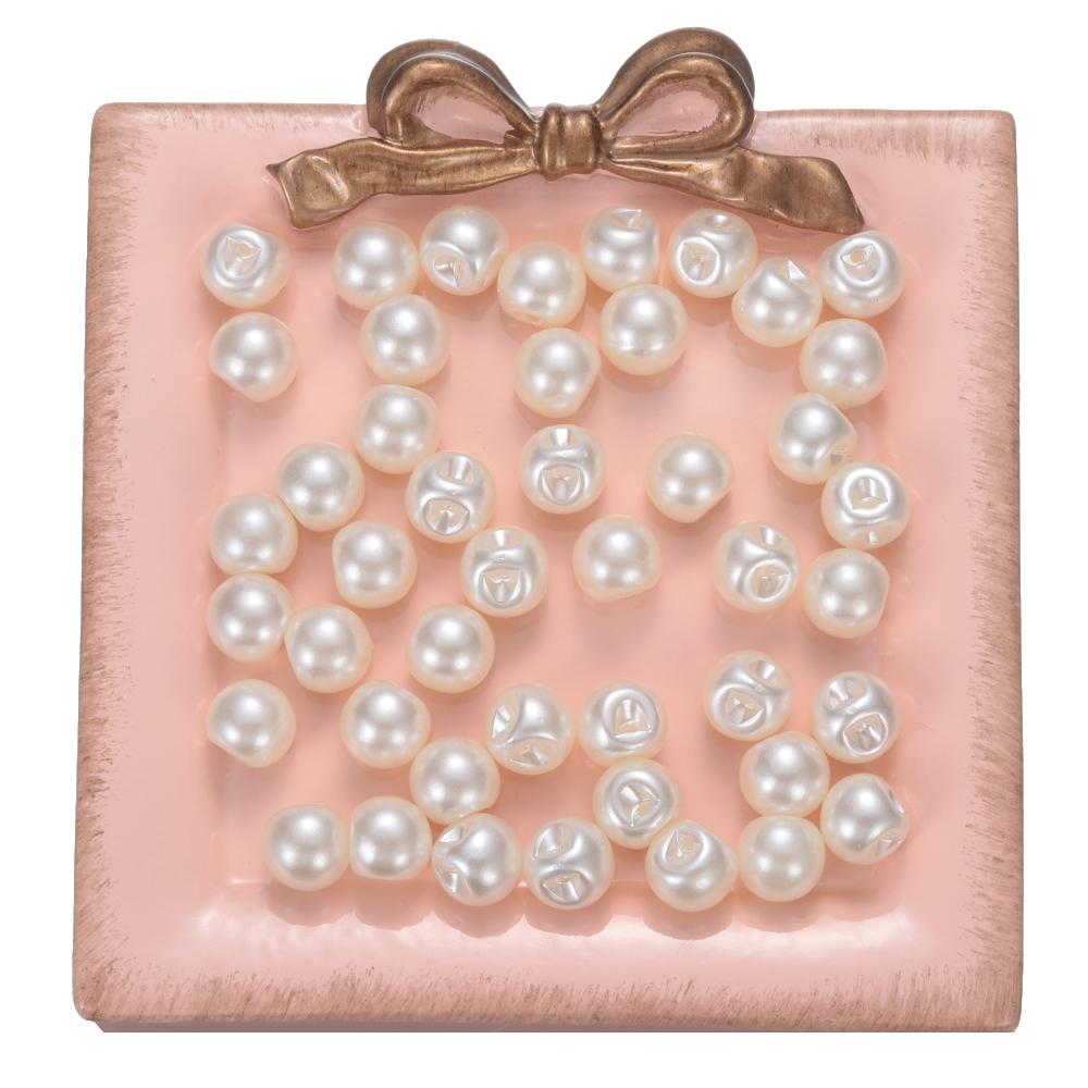 10mm Crafts Garment Decorative Pearl Buttons Scrapbooking Sewing Clothing Dress Accessories