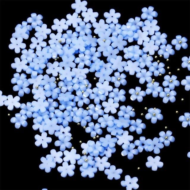 300 шт./пакет цветы японский дизайн ногтей украшения смешанные стразы с золотыми драгоценными камнями маникюрный инструмент аксессуары DIY дизайн ногтей
