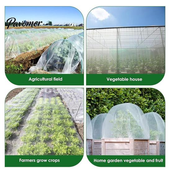 Insect Barrier Net Garden Netting for Raised Bed, Fine Mesh Bird, Vegetable Protection Cover & Pest, Heavy Duty Fruit Flower Plants