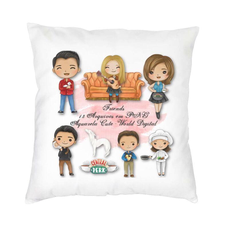 Friends Classic TV Show Cushion Cover Doublesided Print Throw Pillow Case for Sofa Custom Pillowcase Decoration