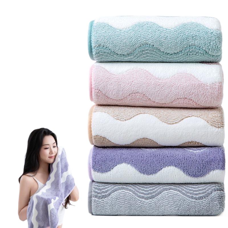 Premium 7A Grade Antibacterial Coral Fleece Towel - Soft, Absorbent, No-Shed for Bath & Face, Thickened Couple Style