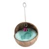 Natural Coconut Husk Bird Breeding Nest Bed Cage Hatching Nest with Mat