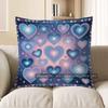 2D Heart-Themed Starry Pillowcases For Home Decor Pattern Cushion Cover Suitable For Sofa Bedroom Car Pillow Cover