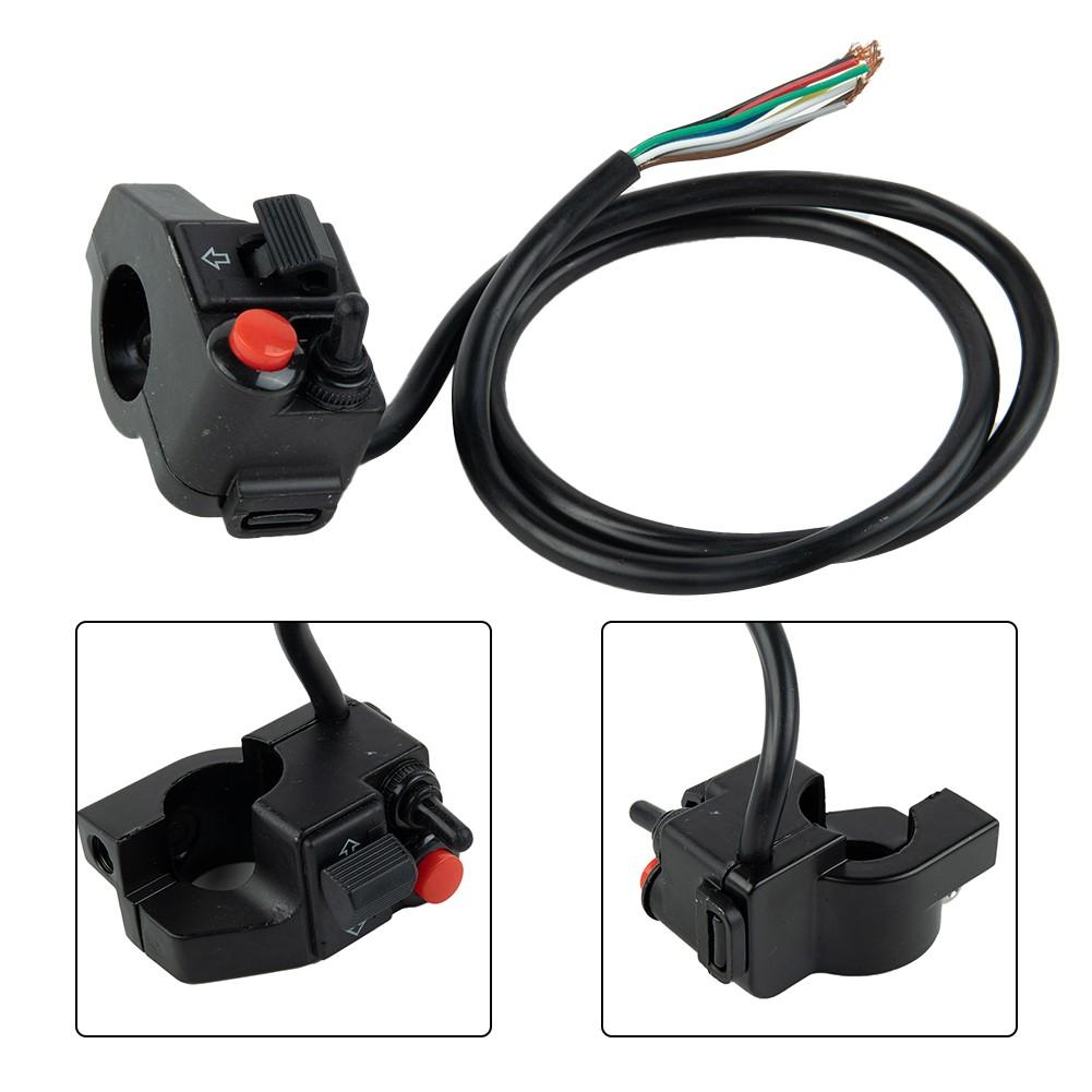 12V Переключатель на руль Кнопка фары Кнопка поворотника DC12V Металл