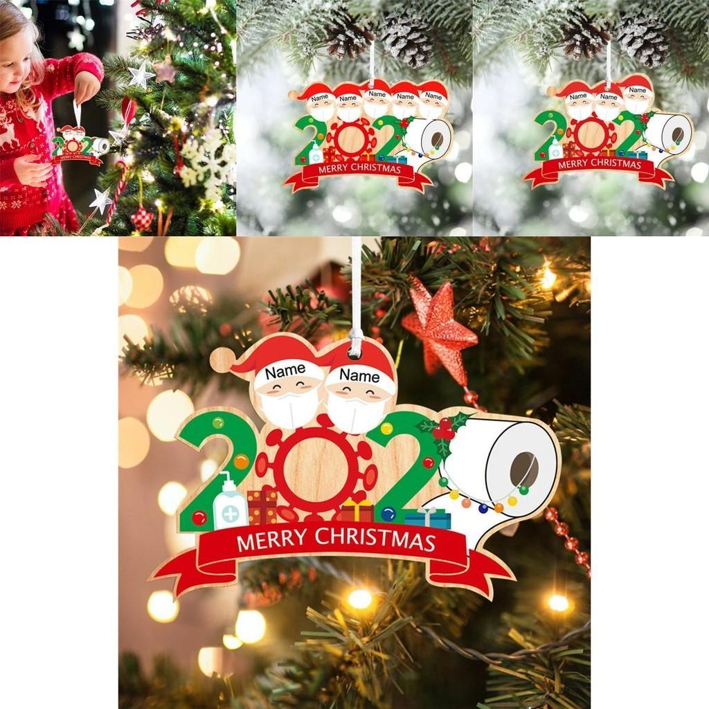 Charming Christmas Tree Hanging Ornament For Family Of 2-5 People In Quarantine