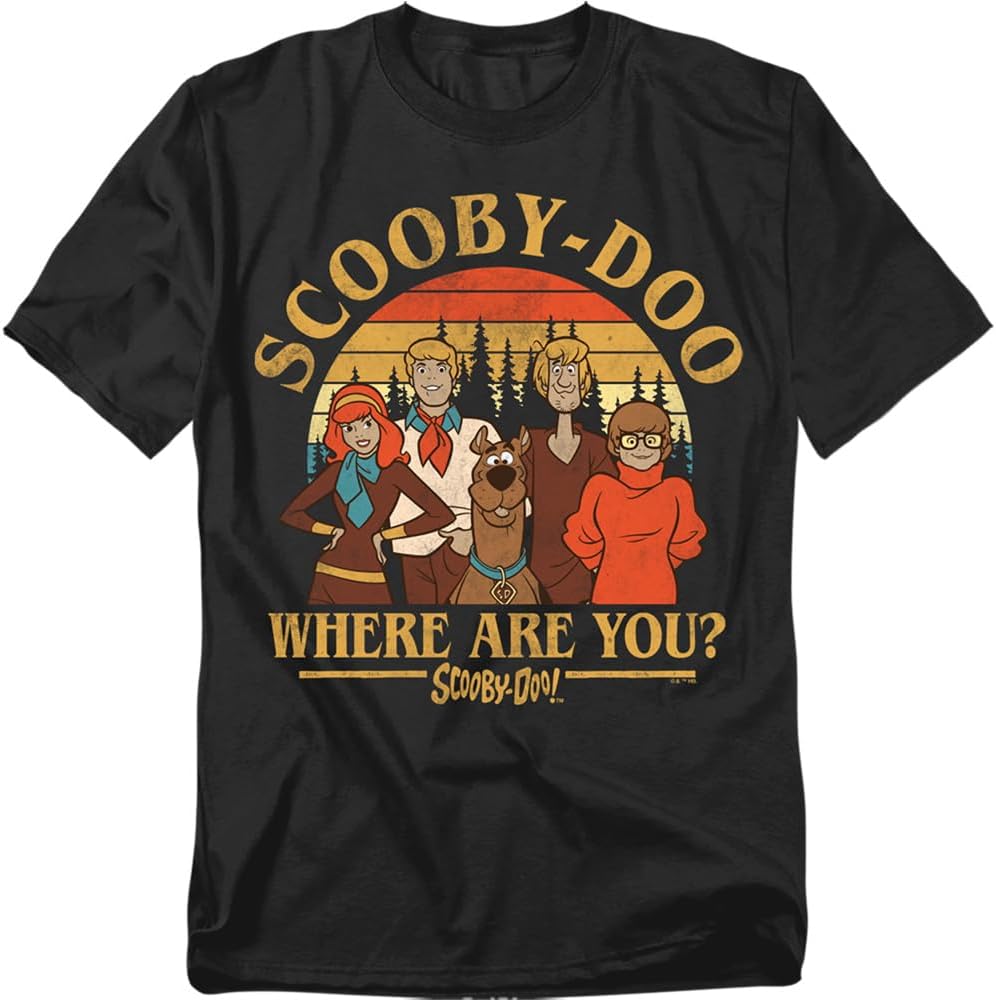 Popfunk Футболка унисекс для взрослых Scooby-Doo Горный портрет