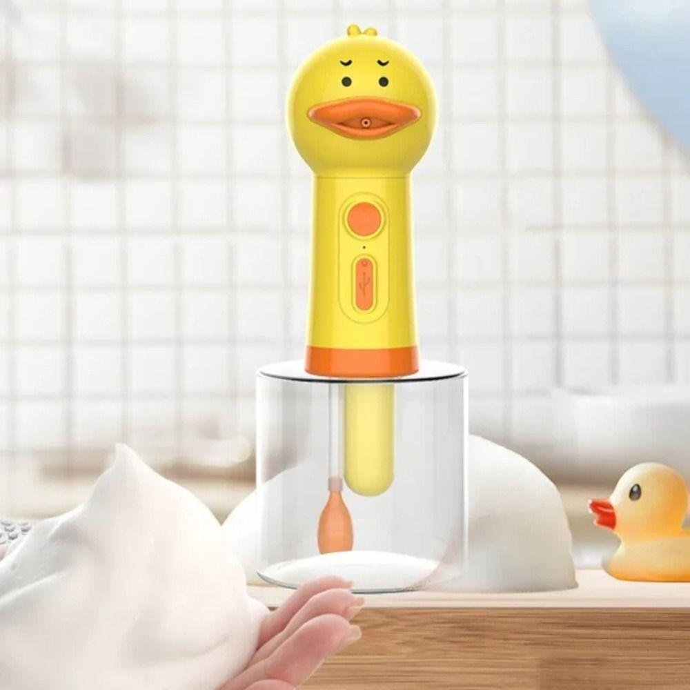 USB Желтый Утенок Питомец Машина для выдувания пузырей Ручная электрическая Машина для чистки питомцев Пенообразователь Автоматическая машина для чистки питомцев пузырями Кошка