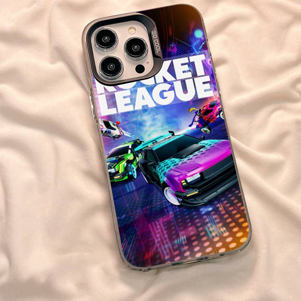 Чехол для телефона R-Rocket L-League для iPhone 17 Air 16 15 14 11 12 13 Pro Max Plus X XR XS Цветной Серебристый Жесткий Чехол
