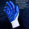 Nylon Nitrile Gloves Nitrile Safety Gloves Non-slip Labor Protection  Industrial
