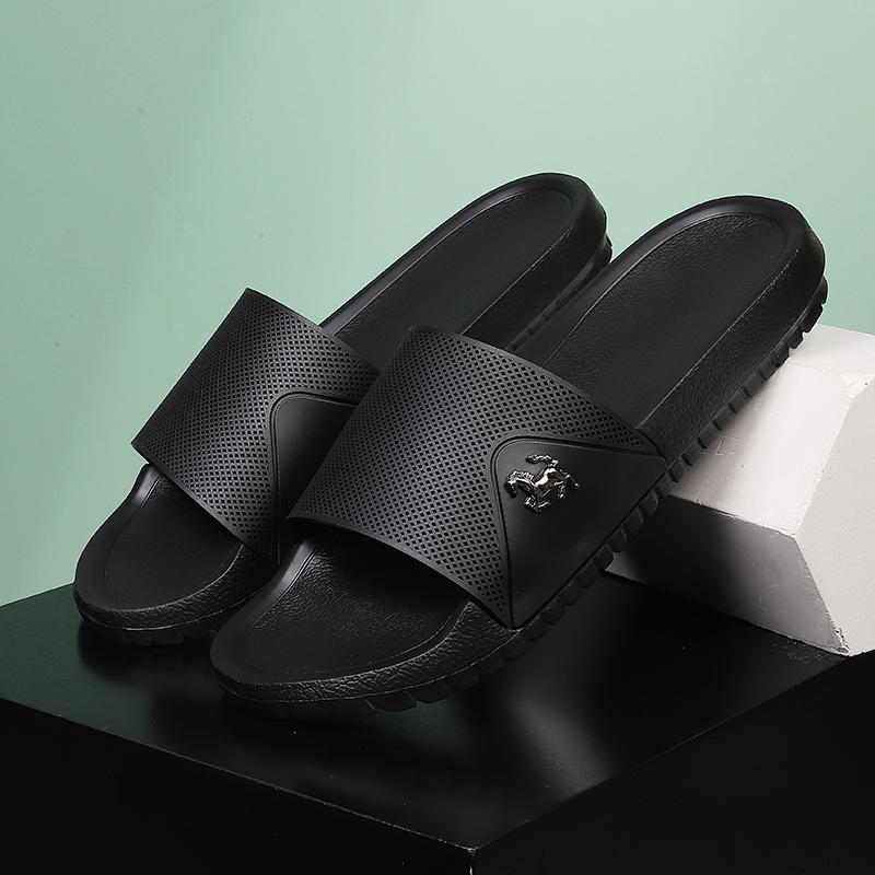 Летняя верхняя одежда, модные модные нескользящие тапочки с мягкой подошвой, мужские тапочки