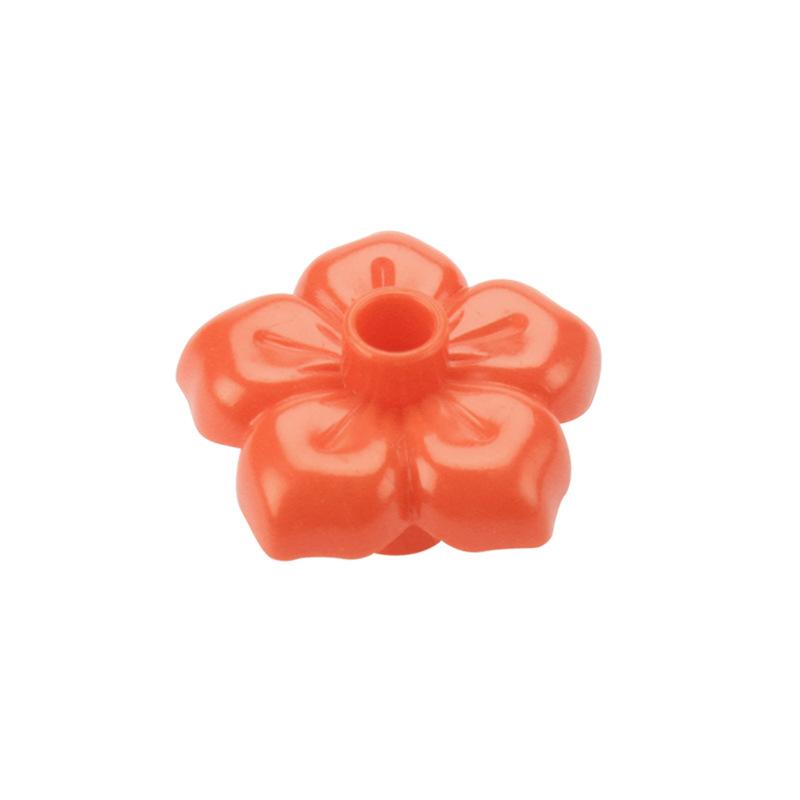 4 шт. Большой строительный блок Серия лесных растений Цветок Трава Дерево Наружное украшение Уличные аксессуары Совместимые сцены Игрушка для ребенка