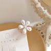 Exquisite Metal Flower Hair Claws Luxury Imitation Pearl Small Hair Clip Crab Hairpin Barrettes For Girls Children Hair Accessories