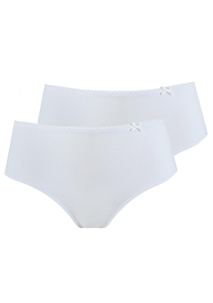Wyższe gładkie figi damskie (2 pack) LPC 110