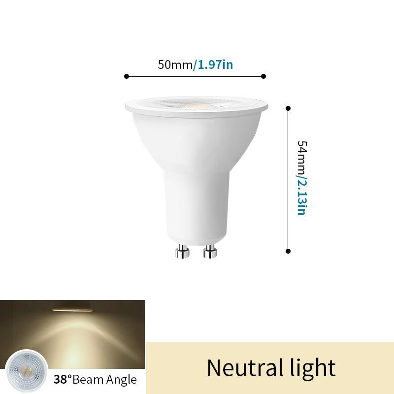 4-10PCS LED Spotlight GU10 AC220V 3W6W9W12W Is Suitable For Household Lighting LED Bulbs In Dining Room Bedroom Living Room