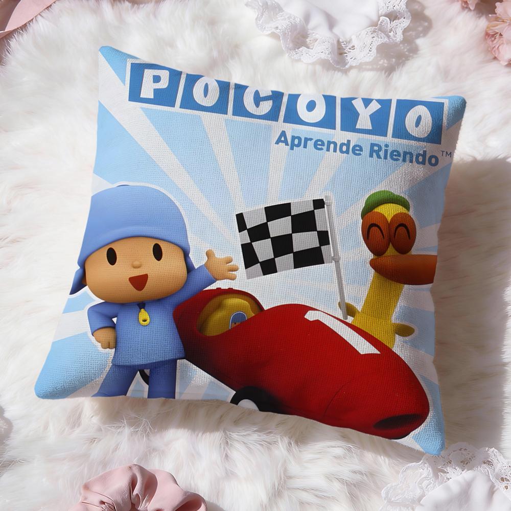 Милая мультяшная наволочка P-Pocoyo Премиум-комфорт Двусторонняя наволочка - Дизайн «Два в одном» для любой комнаты и салона автомобиля