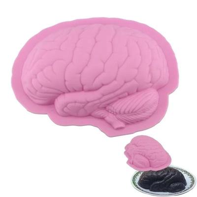 CakeCreative Prank Mold Halloween Human Brain Shape Kitchen Легко упасть Противень для выпечки Инструмент для выпечки Силиконовая форма для пудинга Десерт