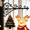 Santa Claus Book Insert Christmas Shelf Light, Iron Bookend Night Lamp with Decorative Accessories Reindeer Snowman, Warm Glow Tabletop Decor