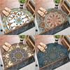 Semicircle Entrance Door Mat Nordic Bohemia Bathroom Rug American Style Anti -Slip Soft Bedroom Welcome Mats Kitchen Floor Mats