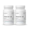 Justglow Vitamin K2+D3 MK7 120mcg + 1000IU Veggie Capsules 2 pcs 180 Tablets