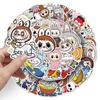 50 Rab Graffiti Stickers Personalized Cartoons Cute Tide Play Decorative Mobile Phone Case Water Cup Stickers