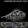 Military WW2 Leopard 2A7 Heavy Tank Building Blocks Technical Merkava Main Battle Tank Army Weapons Bricks Toy For Children Gift