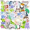 10 30 50Pcs Cartoon Cute Little Animals For Children Stickers Book Diy Skateboard Toy Guitar Luggage Decoration Graffiti Sticker